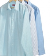 Stock your closet. This Izod shirt is easy to pair with any casual look.