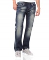 Get the perfect worn-in look with these faded slim-fit jeans from Buffalo David Bitton.