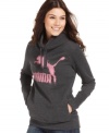 Puma's logo sweatshirt keeps you cozy during those crisp morning jogs.