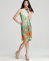 Milly Dress - Floral Print Bianca Inverted Pleat