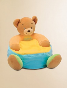 Adorable design cradles your little one in soft, comfy support. Perfect gift for baby. Cotton velour with polyester fill; machine wash 24H X 19W X 16D Imported Recommended for infants to 5 years Please note: Regrettably, due to its size and shape, we are unable to provide a gift box or wrapping paper for this item. Adorable design cradles your little one in soft, comfy support. Perfect gift for baby. Cotton velour with polyester fill; machine wash 24H X 19W X 16D Imported Recommended for infants to 5 years Please note: Regrettably, due to its size and shape, we are unable to provide a gift box or wrapping paper for this item.