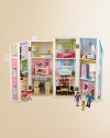 EXCLUSIVELY AT SAKS.COM. It's the perfect way for young girls to play and explore a whole new world from the comfort of home! This adorable wooden dollhouse comes with 30 accessory pieces, making a great gift for any occasion.