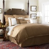 The duvet cover features a 2 tailored flange. Elegantly textured glen plaid lends a heritage feel to the this collection.