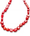 Inspire your look with stones from the sea. Avalonia Road's beautiful necklace features dozens of coral gemstones (88 ct. t.w.) set in sterling silver. Approximate length: 18 inches + 3-inch extender.