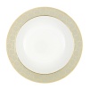 Villeroy & Boch's Aureaus dinnerware is a decadent delight: golden filigree is lavished on an aquamarine decoration that stepped right off the fashion runway. Bursting lotus blossoms adorn plates and service pieces, adding shades of fuchsia, tangerine and sapphire. Aureus is a modern classic representing the convergence of past and present. Bone china with gold details. Dishwasher safe.