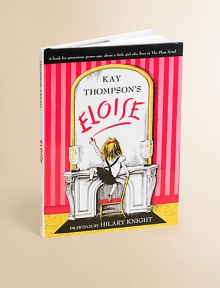 Eloise is celebrating her 50th anniversary though she is not a day over six. The original Eloise story & pictures are printed on the front cover, while artist sketches & stories, the author's photos & information are included at the back.Written by Kay Thompson Illustrated by Hilary Knight Hardcover book 11½ X 8 Made in USA Recommended for ages 6 to 9Please note: Plush doll sold separately. 