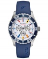 Rep retro style with this flag-topped watch from Nautica.