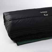 A classic channel-stitched, sleeping bag inspired comforter, rendered in a soft filled and quilted design for an extra plush feel and authentic look. A classic channel-stitched, sleeping bag inspired comforter, rendered in a soft filled and quilted design for an extra plush feel and authentic look.