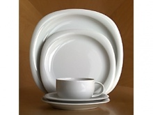 Rosenthal products are designed by artists devoted to creating unique designs that embody the aesthetics of today but will endure for infinite tomorrows. Simple yet sophisticated shapes give this elegant white china a contemporary look. Designed for compatibility, this pattern coordinates with Suomi Rangoon. Rosenthal products are designed by artists devoted to creating unique designs that embody the aesthetics of today but will endure for infinite tomorrows. Simple yet sophisticated shapes give this elegant white china a contemporary look. Designed for compatibility, this pattern coordinates with Suomi Rangoon.