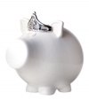 Fit for a princess, this pretty Oinks! piggy bank is crowned with a silver tiara, inspiring kids and adults alike to save their riches. From Salt&Pepper, a brand synonymous with fresh, contemporary home design.
