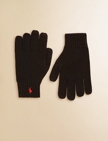 Crafted from luxuriously soft merino wool, a cozy pair of gloves offers stylish warmth as the temperature drops.Ribbed cuffsWoolMachine washImported