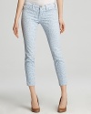 Current/Elliott Jeans - Animal Print Stiletto in Cashmere Blue