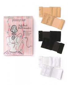 Adding inches of comfort to your bra band, these Soft Back Bra Extenders are perfect for temporary weight gain and maternity wear. Adding inches of comfort to your bra band, these Soft Back Bra Extenders are perfect for temporary weight gain and maternity wear.