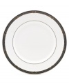 For nearly 150 years, Lenox has been renowned throughout the world as a premier designer and manufacturer of fine china. The Vintage Jewel dinner plates from Lenox's dinnerware and dishes collection evoke a more gracious era, combining pure white bone china with a dark, richly patterned band of muted gold, taupe, charcoal, and black, and accented with subtle touches of cobalt blue. Qualifies for Rebate