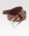 Vegetable-tanned leather belt is guaranteed to elevate your next dress ensemble .LeatherAbout 1 wideImported