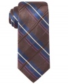 Take a quick route to the not-so-basic with this grid-patterned silk tie from Countess Mara.