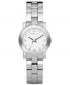 Timeless style, miniaturized. The mini Amy watch from Marc by Marc Jacobs is a smaller version of a classic design.