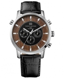 With a rustic dial, this Tommy Hilfiger watch combines classic style with unique design.