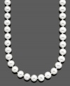 Sophistication that never goes out of style. This cultured freshwater pearl (7.5-8 mm) strand features a 14k gold clasp. Approximate length: 18 inches.