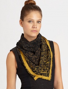 A printed silk design with the unmistakable charm of Burberry.SilkAbout 47 X 47Dry cleanImported A printed silk design with the unmistakable charm of Burberry.SilkAbout 47 X 47Dry cleanImported