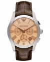 Drops of amber make this Emporio Armani timepiece an eye-catching accessory.