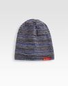 Charming stripe pattern defines this cold weather essential.49% acrylic/27% cotton/19% nylon/5% lycraDry cleanImported