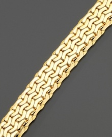 A slinky bracelet in 14k gold is a pairing of modern style and grace. Measures 8 inches. A slinky bracelet in 14k gold is a pairing of modern style and grace. Measures 8 inches.