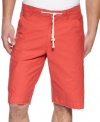 Harness your inner Crusoe with these frayed shorts from INC International Concepts. With wear-detailing you'll easily look the part of a stylish castaway.