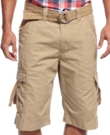Long lasting. Stay relaxed all day in these comfortable cargo shorts from Ecko Unlimited. Long lasting. Stay relaxed all day in these comfortable cargo shorts from Ecko Unlimited.