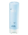 The Delicate Body Milk envelopes the skin with a halo of subtle, refreshing tenderness. A fluid, light blue emulsion provides a sensation of infinite softness. This tender sky blue milk comforts and moisturizes the skin with plant extracts of olive and ispaghul.