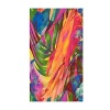 Recline on the shining colors of this Natori beach towel, with a swirling kaleidoscopic print and a sheared weave for plush luxury.