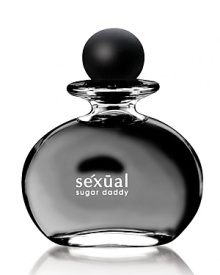 Hugs and kisses guaranteed with sexual sugar daddy. A splash of crystalized grapefruit zest mixes with deliciously tempting cinnamon bark to irresistibly charm. Highly addictive caramelized pralines are packaged in a rich, sexy leather note and the bold masculinity of sweet tobacco accord. Infused with ancient aphrodisiacs, it does the flirting for you. This is not your ordinary fragrance.Fragrance Type: Chypre OrientalTop Notes: Crystallized grapefruit zest, Cinnamon bark, Fir balsamMiddle Notes: Caramelized praline, French lavender, PatchouliHeart Notes: Leather, Sweet tobacco accord, Sandalwood Hugs and kisses guaranteed with sexual sugar daddy. A splash of crystalized grapefruit zest mixes with deliciously tempting cinnamon bark to irresistibly charm. Highly addictive caramelized pralines are packaged in a rich, sexy leather note and the bold masculinity of sweet tobacco accord. Infused with ancient aphrodisiacs, it does the flirting for you. This is not your ordinary fragrance.Fragrance Type: Chypre OrientalTop Notes: Crystallized grapefruit zest, Cinnamon bark, Fir balsamMiddle Notes: Caramelized praline, French lavender, PatchouliHeart Notes: Leather, Sweet tobacco accord, Sandalwood