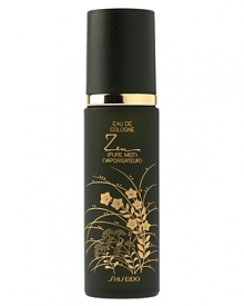 Shiseido Women's Zen Eau De Cologne Mist. This is a warm lingering fragrance that conveys a mysterious, unique quality that is not unlike the Oriental philosophy that inspired it. It is quiet, yet sensual, exotic and modern, tempting and sexy yet innocent. It is a blend of jasmine, rose, burnished woods and soft mosses. Shiseido Women's Zen Eau De Cologne Mist. This is a warm lingering fragrance that conveys a mysterious, unique quality that is not unlike the Oriental philosophy that inspired it. It is quiet, yet sensual, exotic and modern, tempting and sexy yet innocent. It is a blend of jasmine, rose, burnished woods and soft mosses.