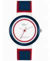 Rock some preppy color this season with this unisex Goa watch by Lacoste!