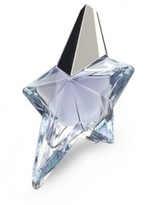 Experience the celestial sensation of Angel. Both vibrant and intoxicating, this glamorous fragrance is held within a star bottle that lies flat, cut and polished to perfection. 0.8 oz. Made in France. Experience the celestial sensation of Angel. Both vibrant and intoxicating, this glamorous fragrance is held within a star bottle that lies flat, cut and polished to perfection. 0.8 oz. Made in France.