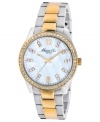 Change your tone this season with this steel watch gone gold, by Kenneth Cole New York.