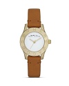 Classically styled with signature detailing. This leather strap watch from MARC BY MARC JACOBS scores major fashion points for it's minimalist design.