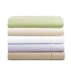 In a rainbow of cool, contemporary colors to suit any decor, this 500-thread count Sky full sheet set is an ultra-soft essential. Set includes: flat sheet, fitted sheet, and two standard cases. Twin sets have one pillowcase. King sets have King cases.