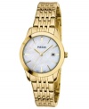 Brighten up the room with this golden watch from Pulsar.
