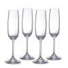 Marquis crystal is the casual side of Waterford--perfect for everyday use. Sold in sets of four. Shown from left to right - deep red wine, flute, white wine, red wine. Also available is the set of 4 all purpose goblets.