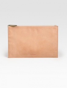 Sumptuous leather zips around your iPad® for a stylish cover.Top zip closure LeatherFits all iPad® models 12½W X 8H X 3/4DMade in ItalyPlease note: iPad® not included. Sumptuous leather zips around your iPad® for a stylish cover.Top zip closure LeatherFits all iPad® models 12½W X 8H X 3/4DMade in ItalyPlease note: iPad® not included.