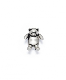 Relive your childhood memories with this cute and lovable sterling silver bear bead. Donatella is a playful collection of charm bracelets and necklaces that can be personalized to suit your style! Available exclusively at Macy's. Relive your childhood memories with this cute and lovable sterling silver bear bead. Donatella is a playful collection of charm bracelets and necklaces that can be personalized to suit your style! Available exclusively at Macy's.