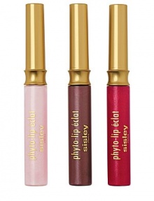 This light, protective film adorns lips with sheer, natural shine. Enriched with nourishing and protective botanical ingredients to hydrate, soften and plump lips while protecting from external aggressions. The smooth, lightweight texture offers instant comfort and long lasting hold. Delicate and easy-to-wear colours create sensual, subtle and natural looking results. 0.23 oz. This light, protective film adorns lips with sheer, natural shine. Enriched with nourishing and protective botanical ingredients to hydrate, soften and plump lips while protecting from external aggressions. The smooth, lightweight texture offers instant comfort and long lasting hold. Delicate and easy-to-wear colours create sensual, subtle and natural looking results. 0.23 oz.