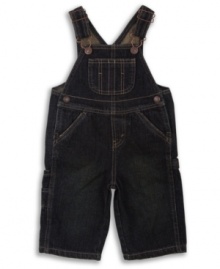 His playtime uniform: denim overalls from Levi's® that hold up even when the going gets rough! His playtime uniform: denim overalls from Levi's® that hold up even when the going gets rough!