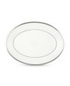 Beautiful in its simplicity, this dinnerware collection features a timeless, elegant design. The pristine white bone china is accented by a single, shimmering band of platinum. The understated beauty will add a refined sophistication to your dining experience for years to come. Qualifies for Rebate