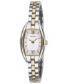 This attractive dress watch from Pulsar shines bright with golden accents.