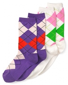 Classic argyle trouser socks from kate spade. Classic argyle trouser socks from kate spade.