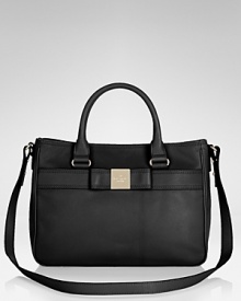 For now or forever. This ever-chic handheld bag from kate spade new york polishes off your purse portfolio, crafted of soft matte leather with a refined silhouette. For now or forever. This ever-chic handheld bag from kate spade new york polishes off your purse portfolio, crafted of soft matte leather with a refined silhouette.