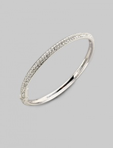 EXCLUSIVELY AT SAKS. A sleek knife-edged design lavished with sparkling crystals, to wear alone or stack with others. Crystal Rhodium plated Diameter, about 2½ Hinged with push-lock clasp Imported Please note: Bracelets sold separately. EXCLUSIVELY AT SAKS. A sleek knife-edged design lavished with sparkling crystals, to wear alone or stack with others. Crystal Rhodium plated Diameter, about 2½ Hinged with push-lock clasp Imported Please note: Bracelets sold separately.