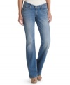 Score chic and comfy style with these light wash boot cut jeans from Levi's!